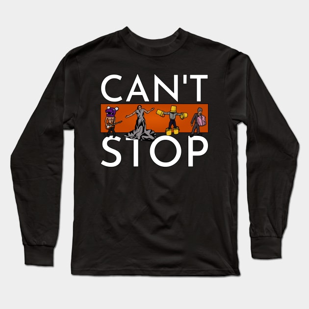 Red Hot Can't Stop Long Sleeve T-Shirt by TKsuited